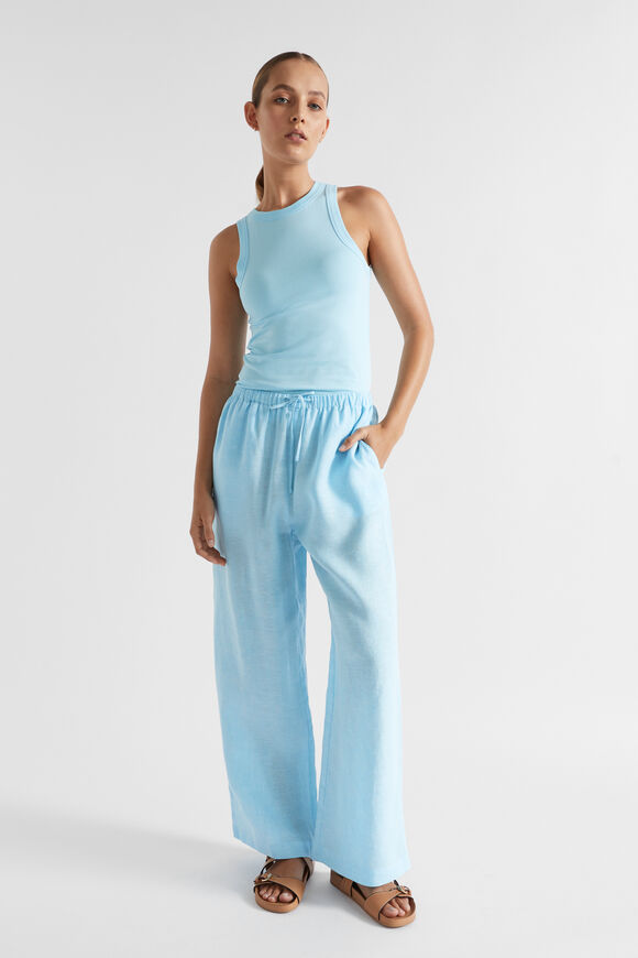 Core Fitted Tank  Shimmer Blue  hi-res