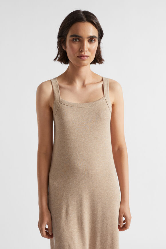 Rib Jersey Nightie  Barley Marle  hi-res