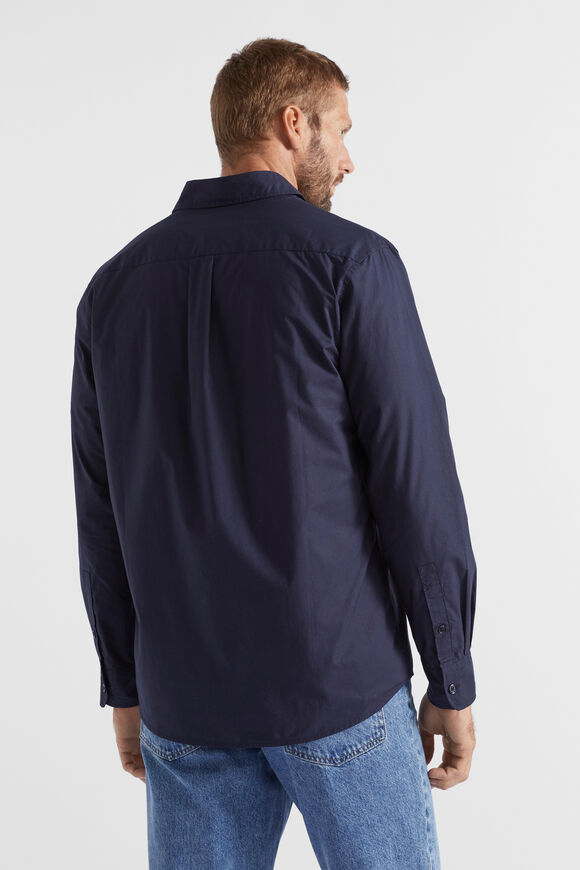 Poplin Shirt  Midnight Blue  hi-res