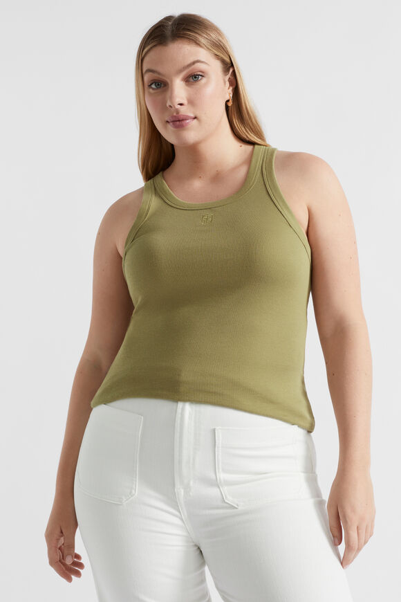 Heritage Rib Tank  Pistachio  hi-res