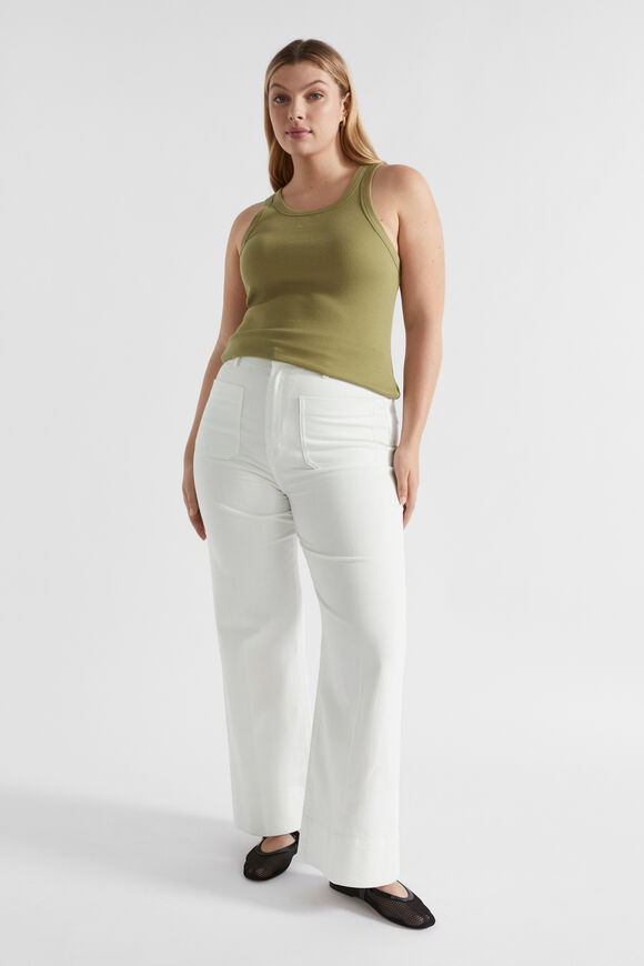 Heritage Rib Tank  Pistachio  hi-res