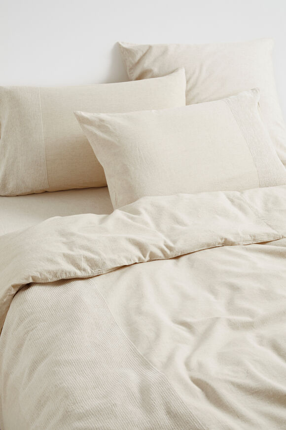 Leon Queen Duvet Cover  Natural  hi-res