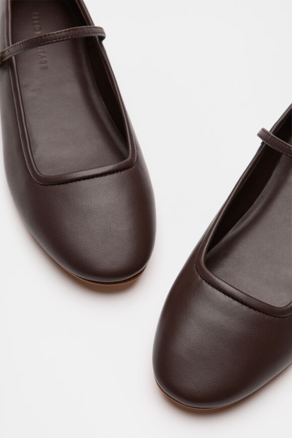 Kai Ballet Flat  Dark Espresso  hi-res