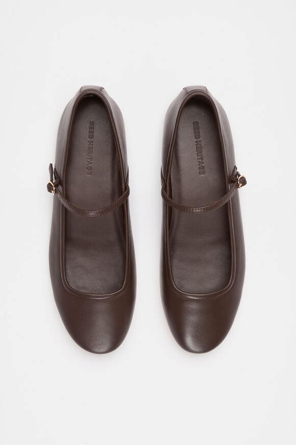 Kai Ballet Flat  Dark Espresso  hi-res