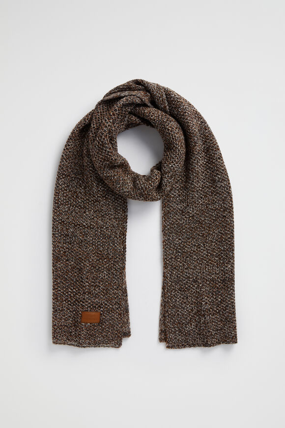 Multi Twist Knit Scarf  Spice Multi  hi-res