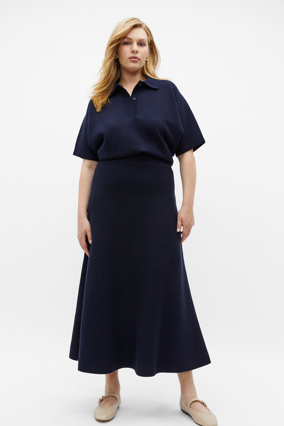 Relaxed Short Sleeve Polo  Midnight Sky  hi-res
