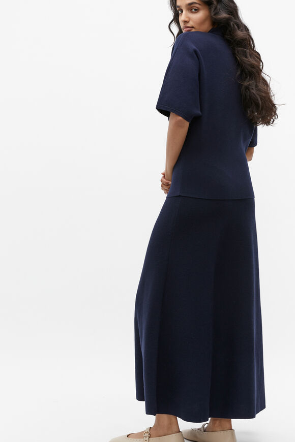 Relaxed Short Sleeve Polo  Midnight Sky  hi-res