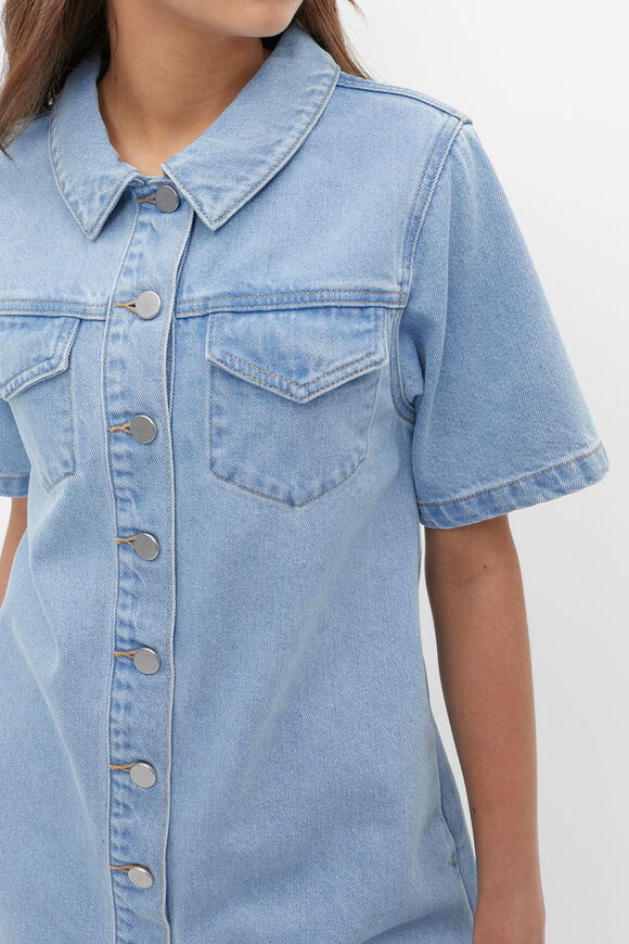 Denim Dress  Washed Blue  hi-res