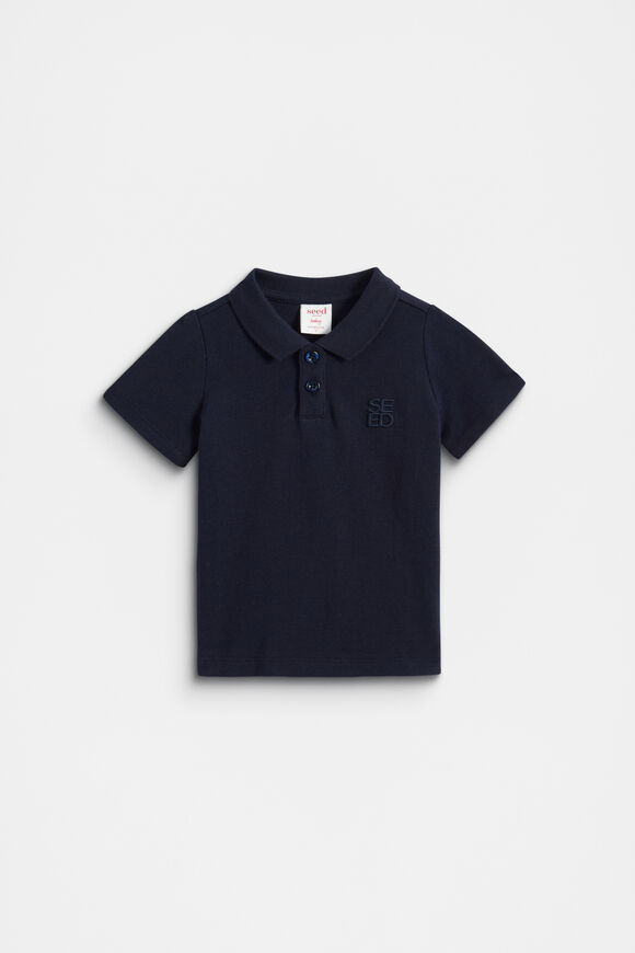 Core Logo Polo  Midnight Blue  hi-res