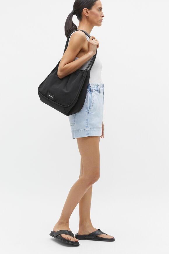 Denim Paperbag Short  Glacier Denim  hi-res