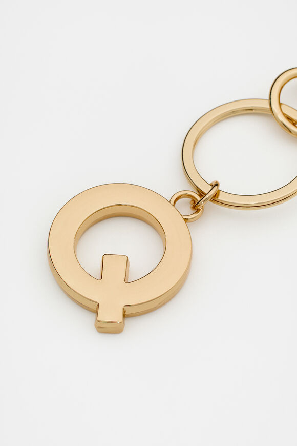 Initials Keyring  Q  hi-res