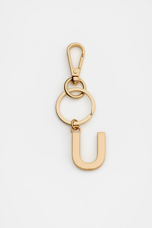 Initials Keyring  U  hi-res