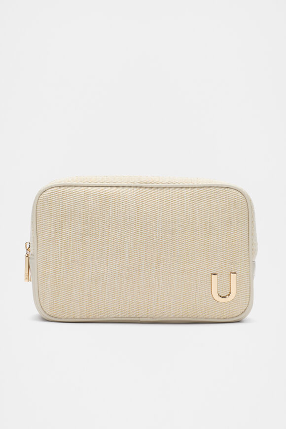 Initials Make Up Bag  U  hi-res