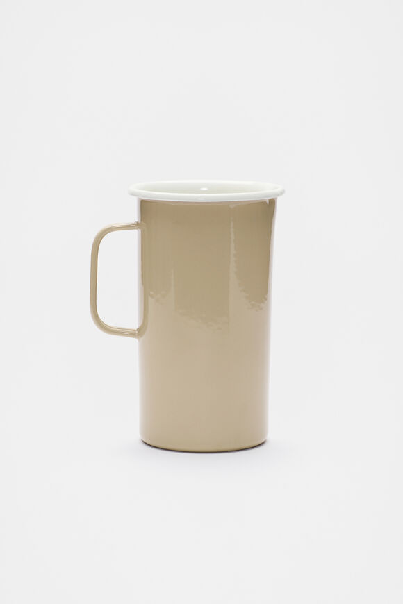 Amira Enamel Jug  Frappe  hi-res