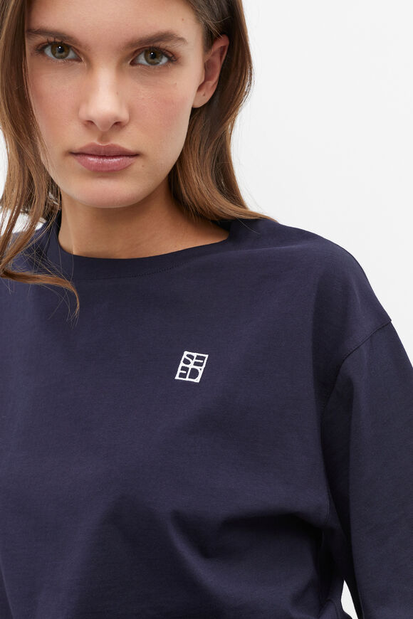 Heritage Logo Tee  Midnight Sky  hi-res