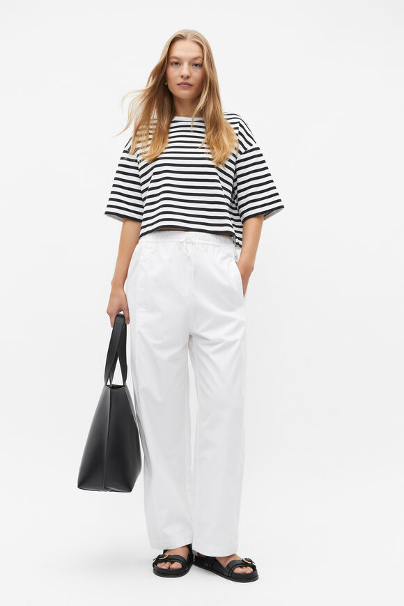Barrel Leg Jogger Pant  Whisper White  hi-res