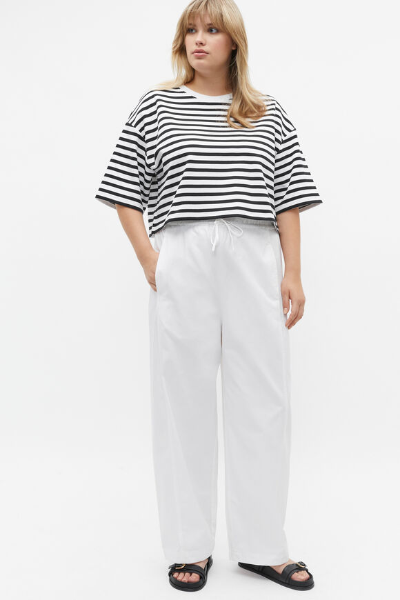 Barrel Leg Jogger Pant  Whisper White  hi-res