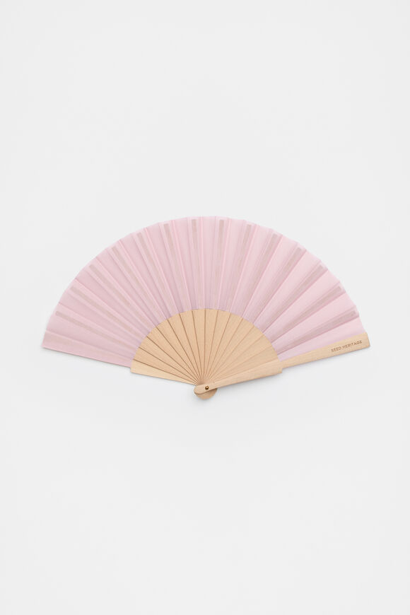 Seed Hand Fan  Rose Petal  hi-res