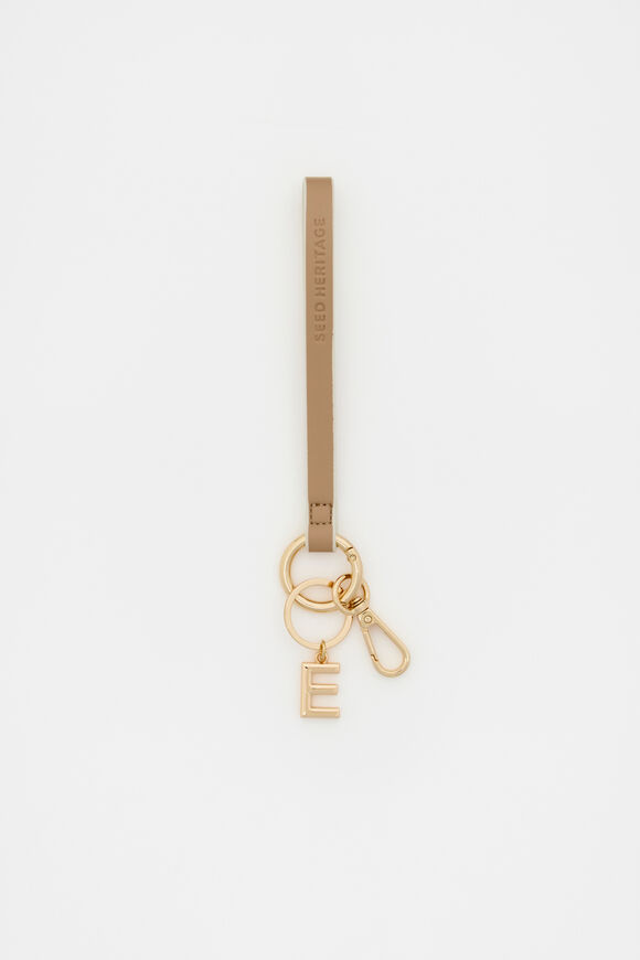 Soft Beige Wrist Letter Strap  E  hi-res