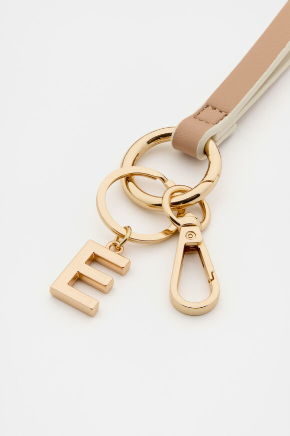 Soft Beige Wrist Letter Strap  E  hi-res