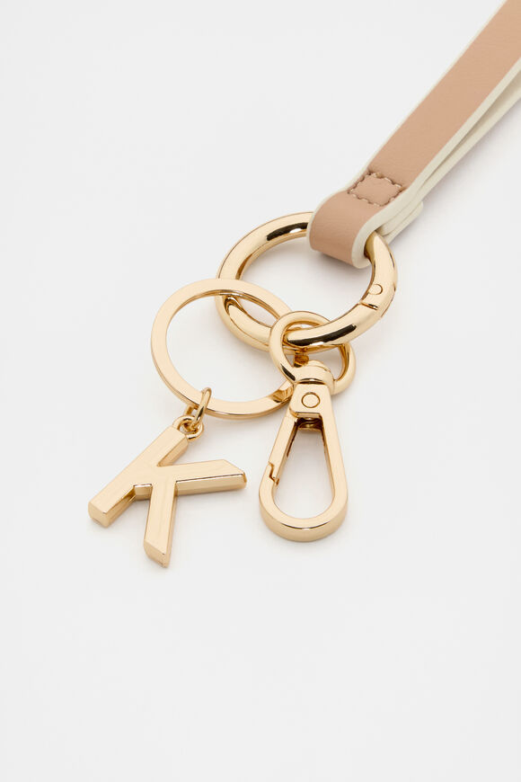 Soft Beige Wrist Letter Strap  K  hi-res