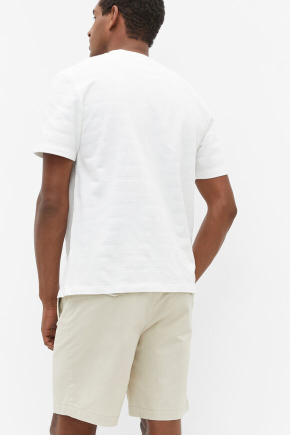 Texture Stripe Tee  Vintage White  hi-res