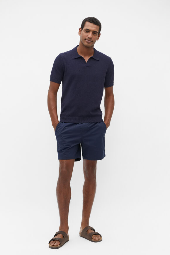 Textured Trophy Polo  Midnight Blue  hi-res