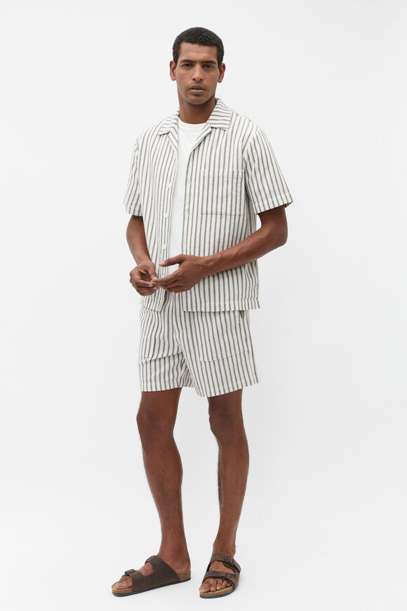 Textured Stripe Utility Short  Chalk Multi  hi-res