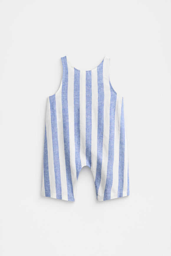 Stripe Romper  Cobalt  hi-res