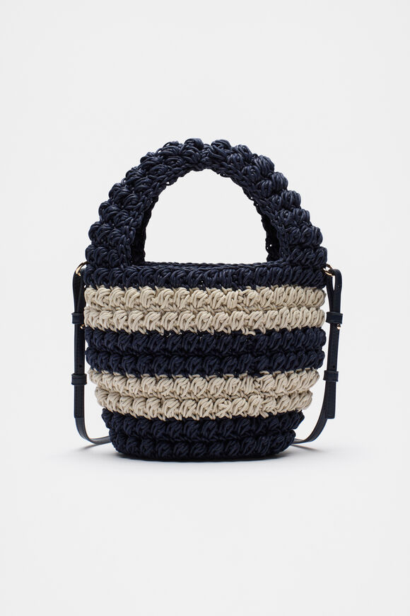 Knotted Rope Bag  Midnight Sky  hi-res