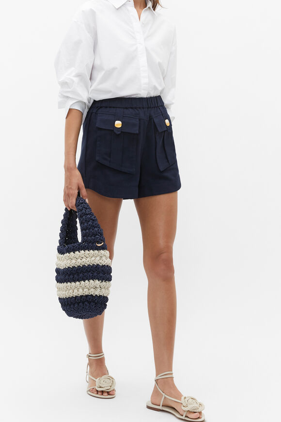 Knotted Rope Bag  Midnight Sky  hi-res