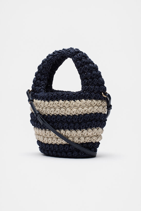 Knotted Rope Bag  Midnight Sky  hi-res