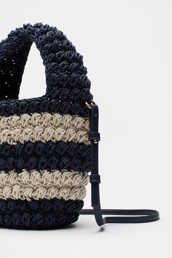 Knotted Rope Bag  Midnight Sky  hi-res