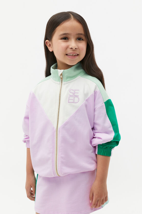 Colour Block Logo Sweat  Multi  hi-res