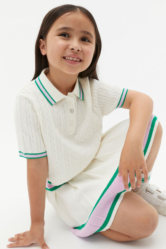 Cable Knit Top  Canvas  hi-res