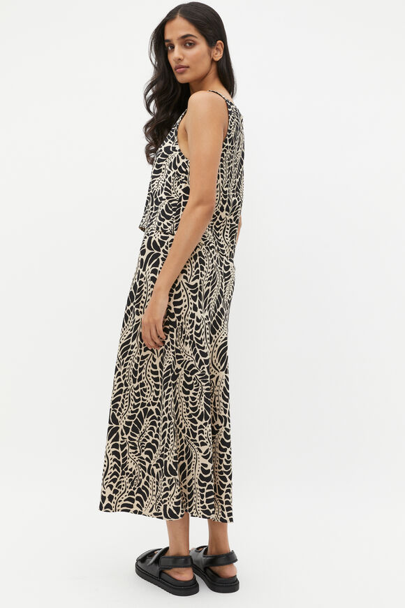 Motif Print Skirt  Motif Print  hi-res