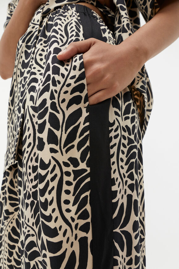 Motif Print Elasticated Pant  Motif Print  hi-res