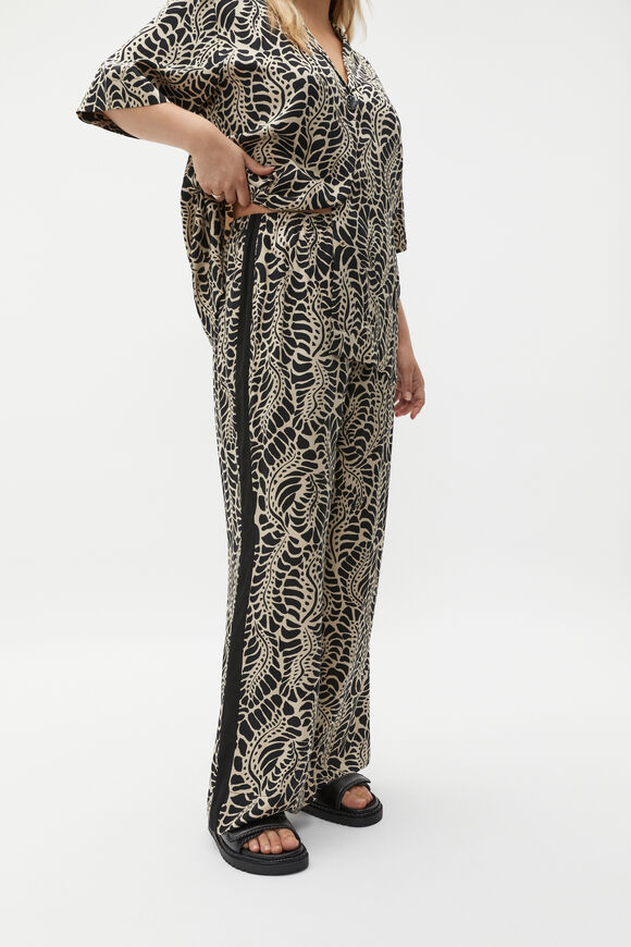 Motif Print Elasticated Pant  Motif Print  hi-res