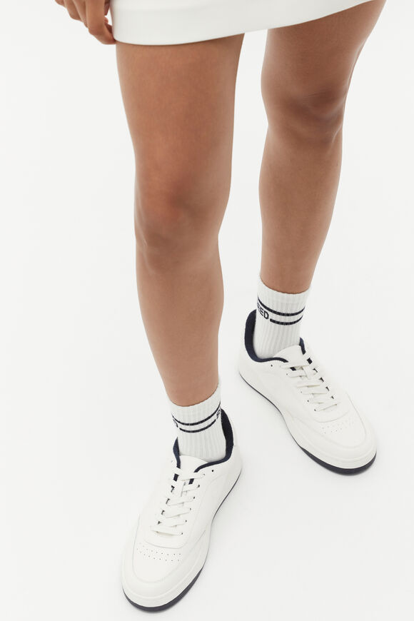 Zoe Sneaker  Cream Navy  hi-res
