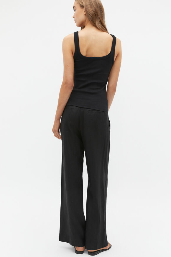 Core Heritage Rib Tank  Black  hi-res
