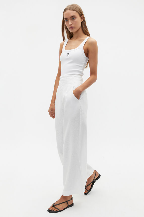 Core Heritage Rib Tank  Whisper White  hi-res