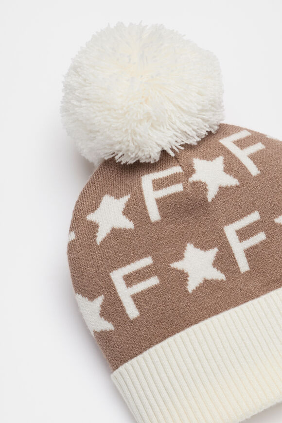 Star Initial Beanie  F  hi-res