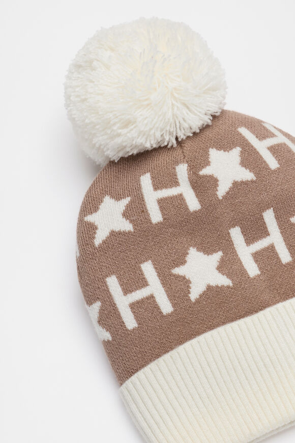 Star Initial Beanie  H  hi-res