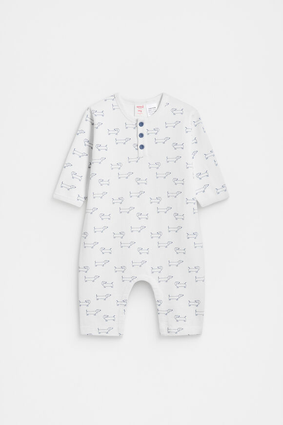 Sausage Dog Jumpsuit  Canvas  hi-res