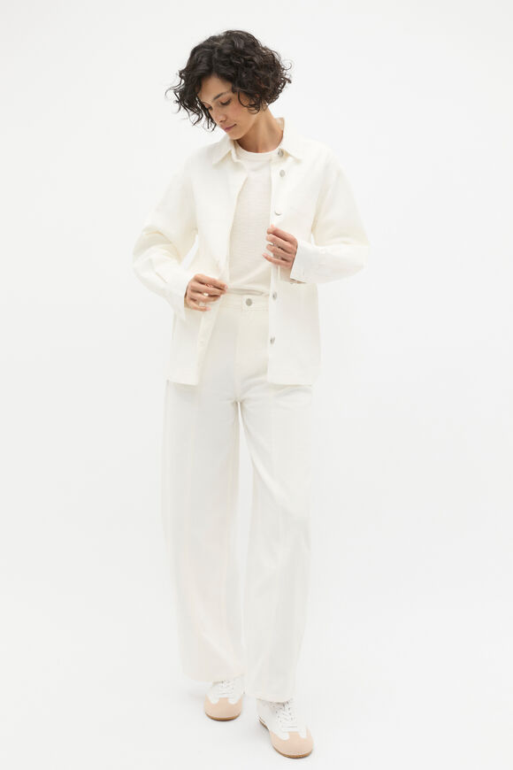 Denim Pocket Front Shirt  Cloud Cream  hi-res