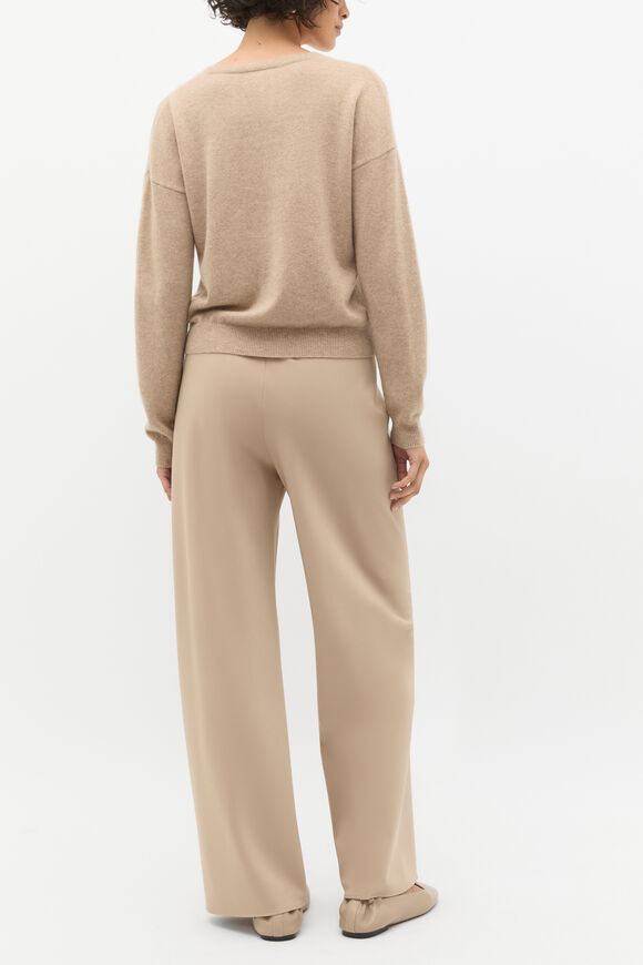 Cashmere Crew Neck Knit  Cookie Marle  hi-res