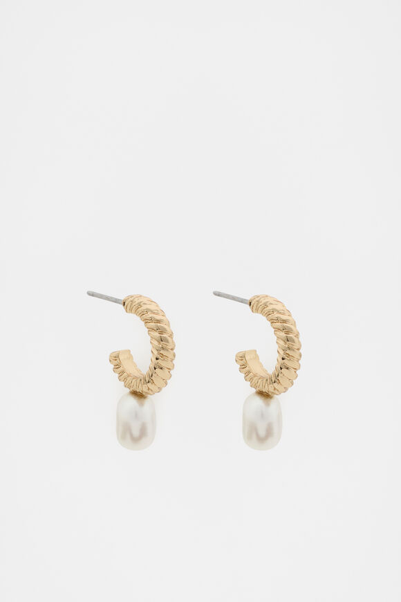 Little Pearl Hoop  Pearl  hi-res