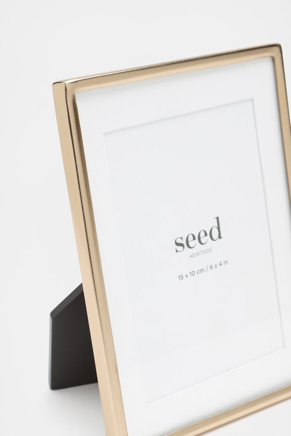 Casey Small Photo Frame  Gold  hi-res
