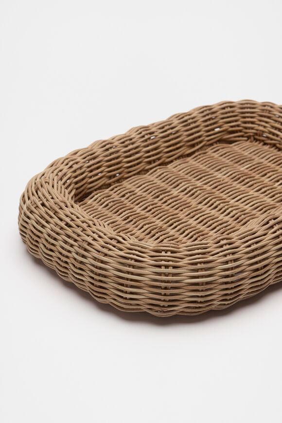 Adele Rattan Small Tray  Natural  hi-res