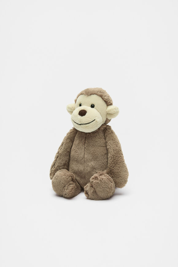 Jellycat Medium Bashful Monkey  Brown  hi-res